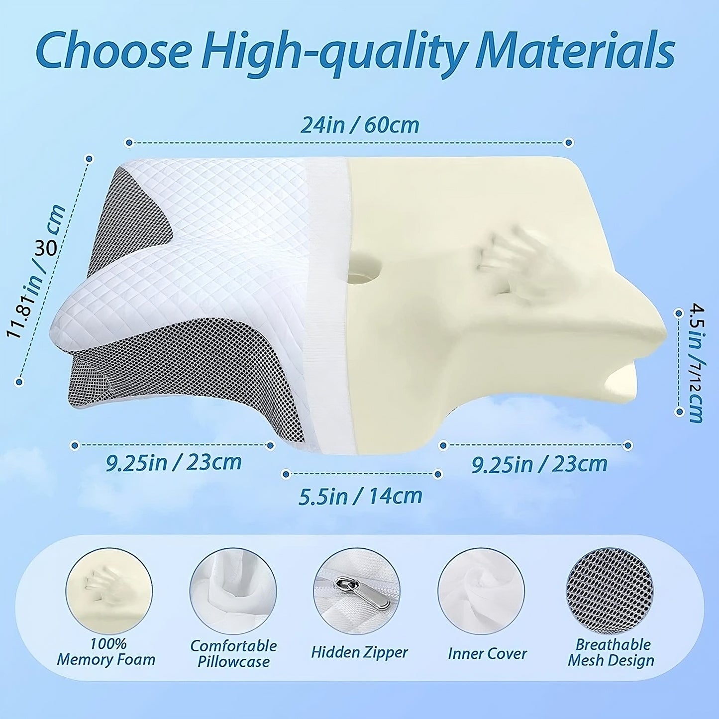 Best Memory Foam Cervical Pillow In USA