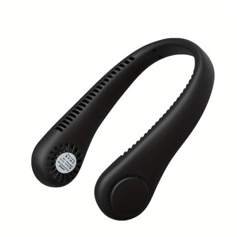 Rechargeable Portable Neck Fan - Bladeless Personal Fan For Outdoor Sports