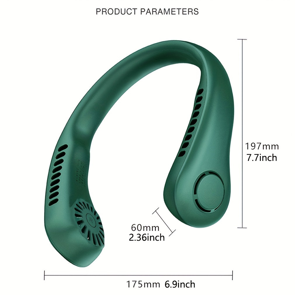 Rechargeable Portable Neck Fan - Bladeless Personal Fan For Outdoor Sports