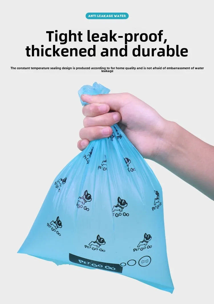 Pet Dog Poop Bag Dispenser with Hanging Hook Portable Travel Garbage Bags