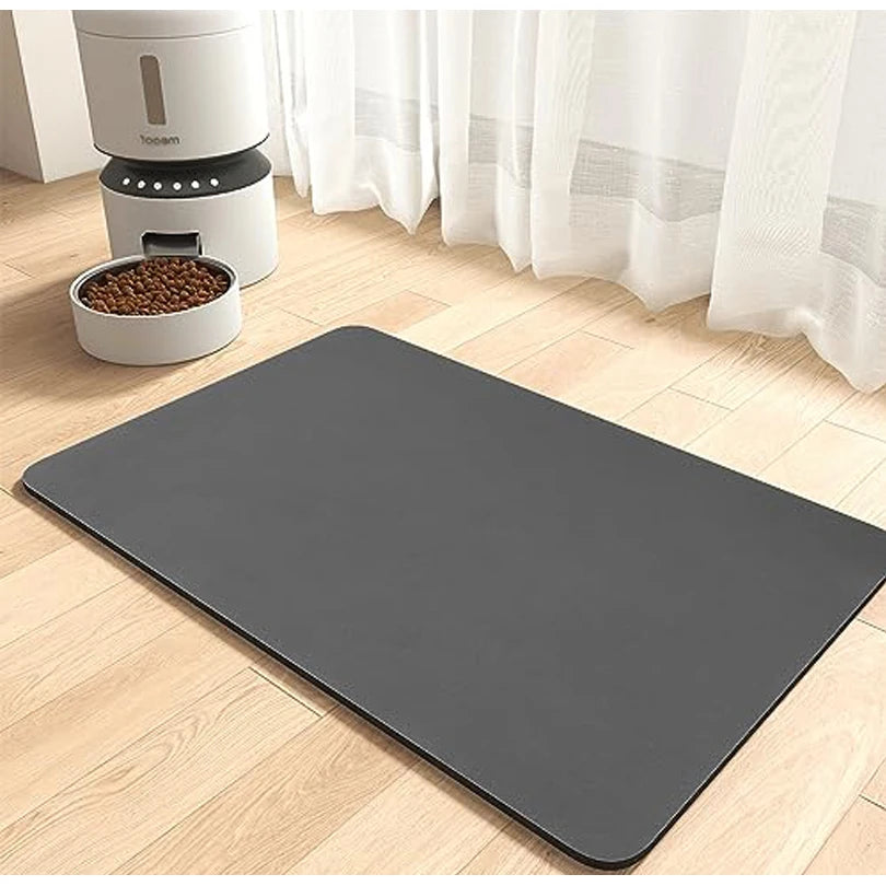 Pet Feeding Pet Placemat for Food and Water Bowl with Waterproof Rubber Backing