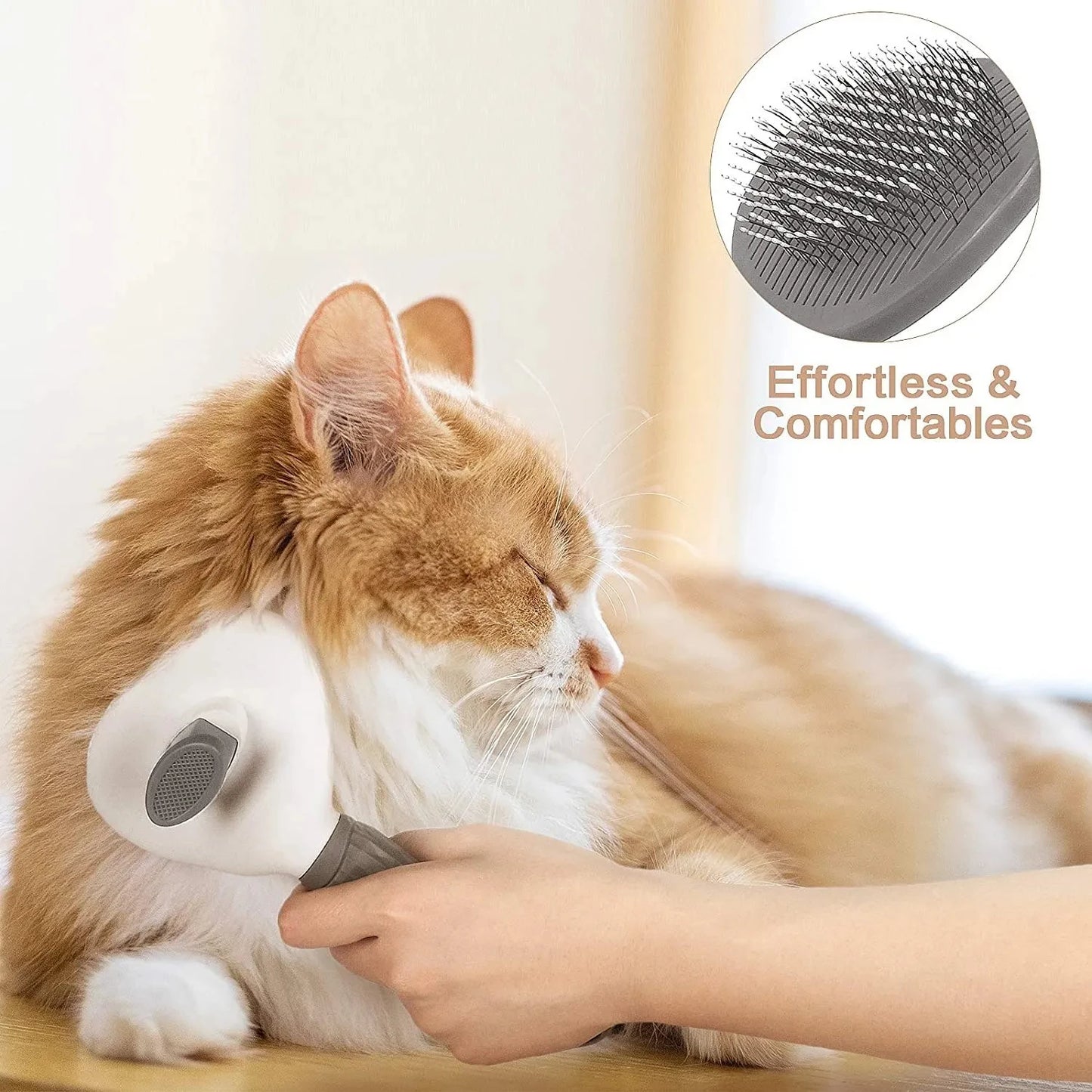 Pet Dog Brush Cat Comb Self Cleaning Pet Hair Remover Brush For Dogs Cats
