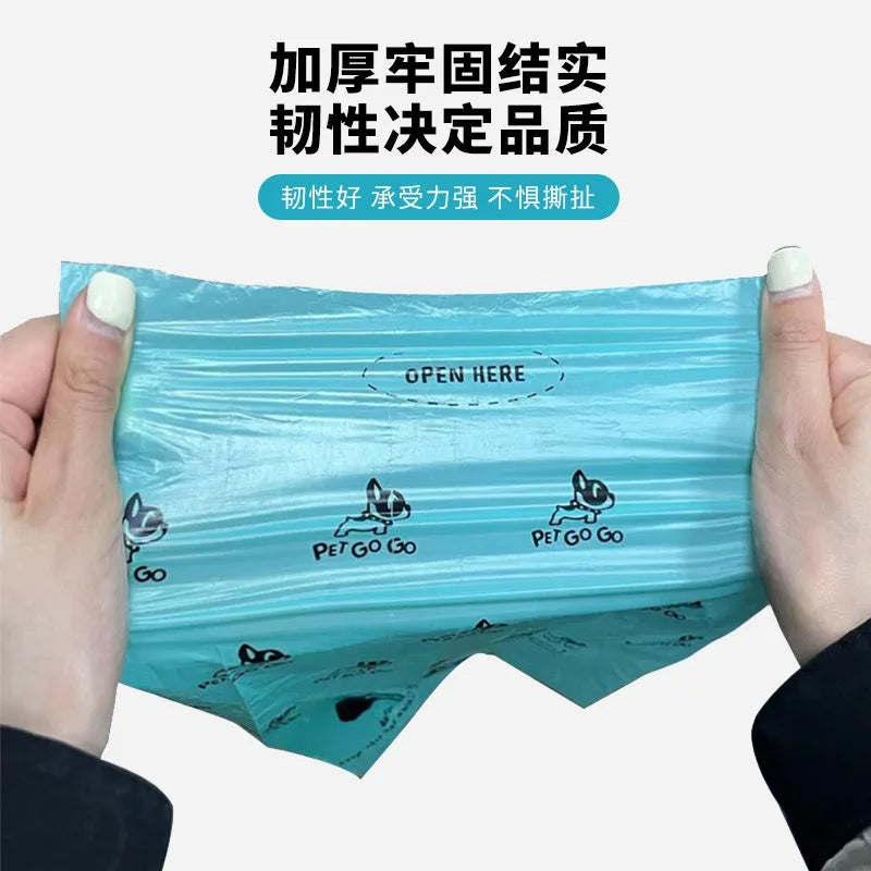 Pet Dog Poop Bag Dispenser with Hanging Hook Portable Travel Garbage Bags