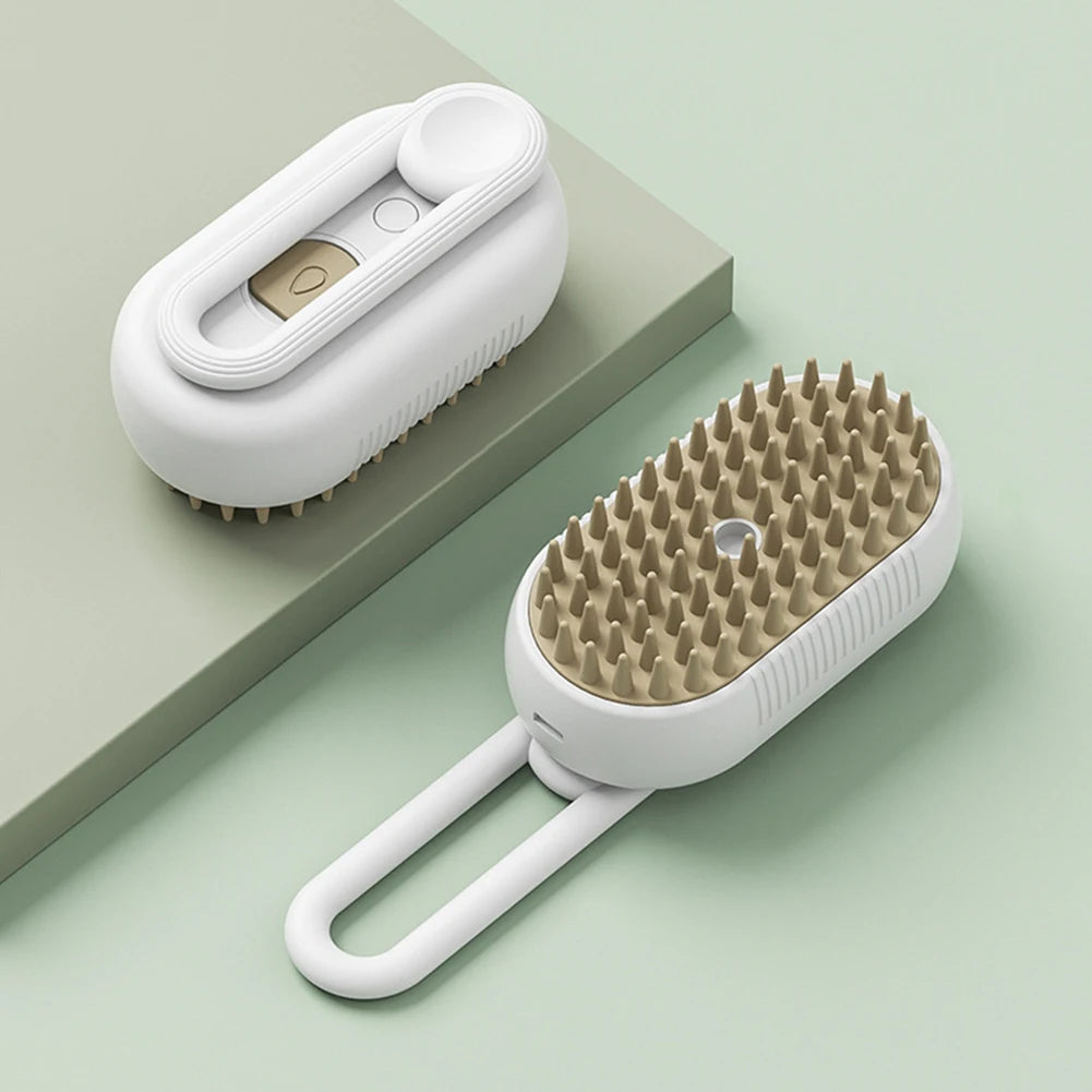 Cat & Dog Steamy Brush 3 in 1 Electric Spray Rechargeable Massage Comb
