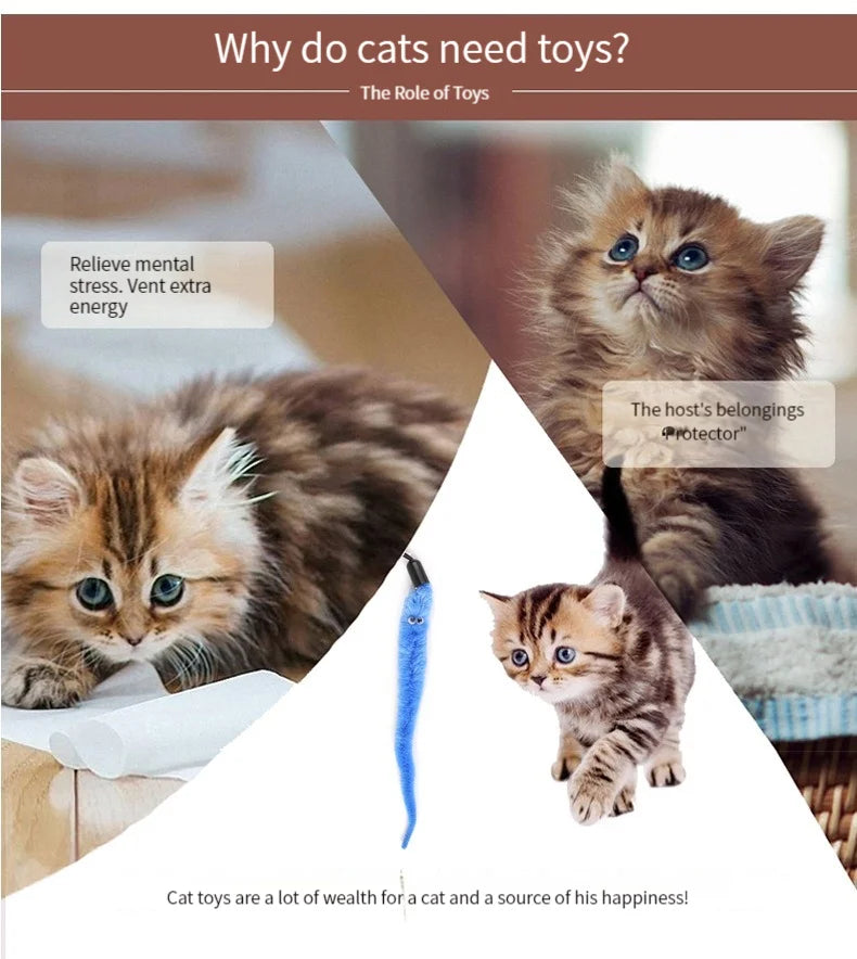 11pcs Replacement Cat Feather Toy Set Feather Replacement Head Retractable Cat Stick