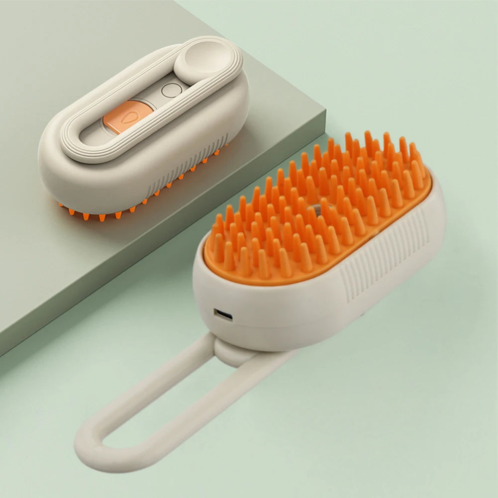Cat & Dog Steamy Brush 3 in 1 Electric Spray Rechargeable Massage Comb
