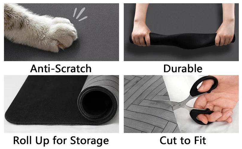 Pet Feeding Pet Placemat for Food and Water Bowl with Waterproof Rubber Backing