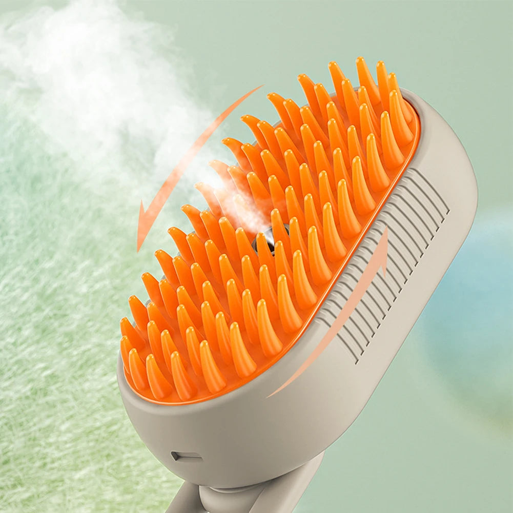 Cat & Dog Steamy Brush 3 in 1 Electric Spray Rechargeable Massage Comb