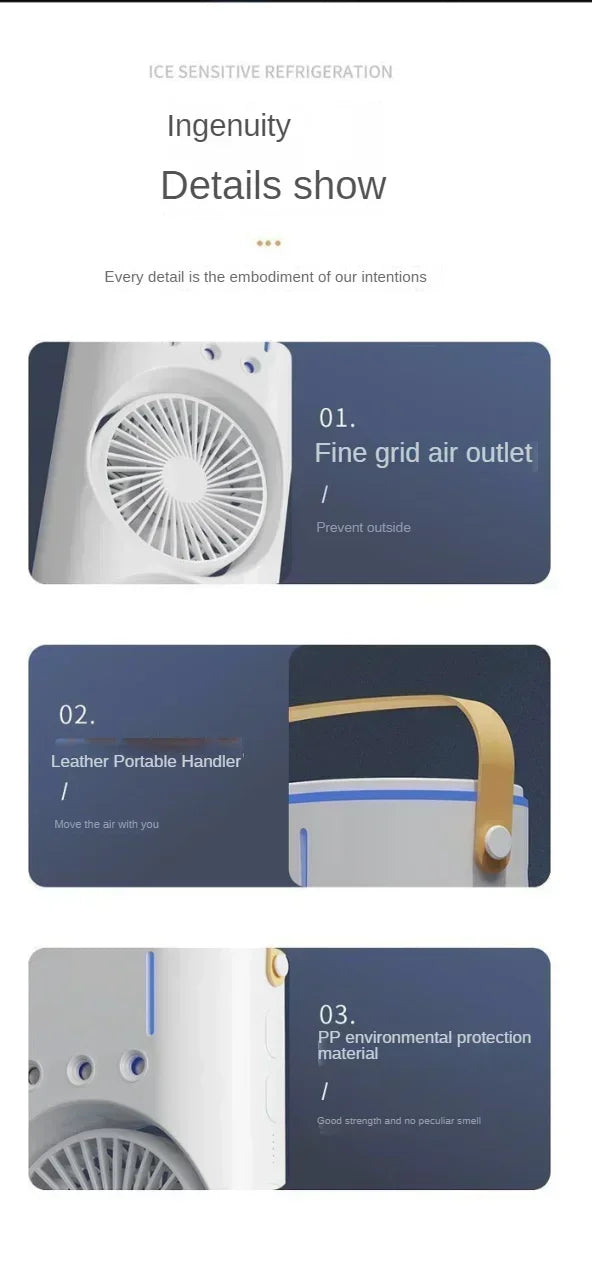 UltraCool™ Spray Air Conditioning Fan – Portable Mist Cooling Anywhere