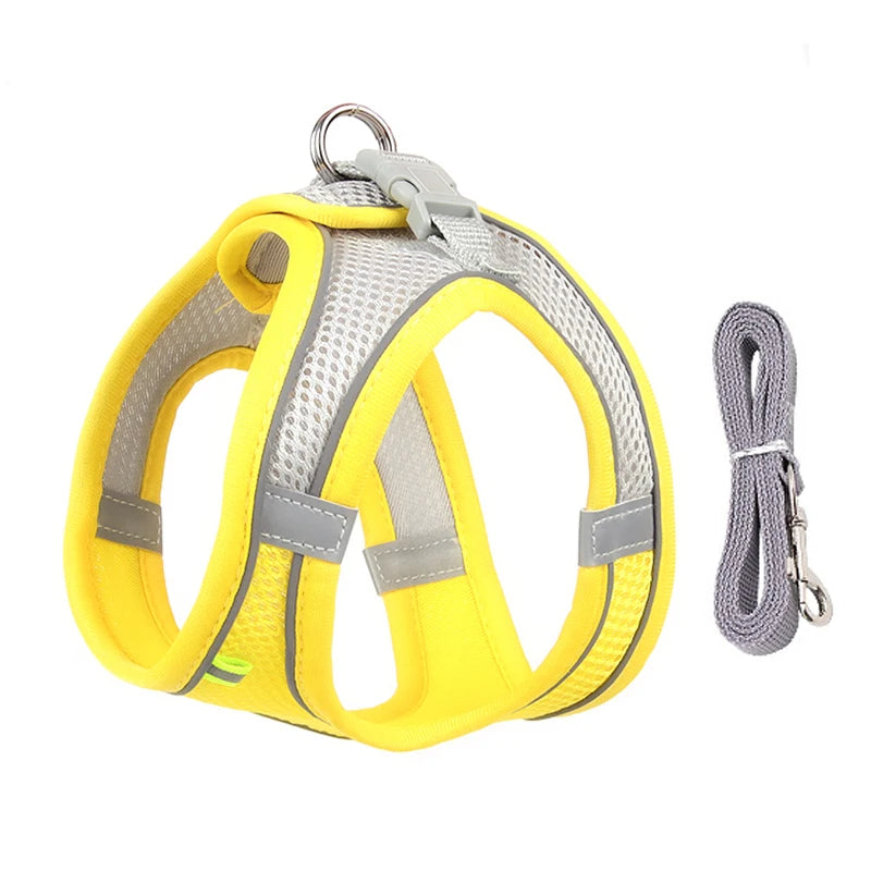 Dog Harness Leash Set for Small Dogs Adjustable Puppy Cat Harness Vest