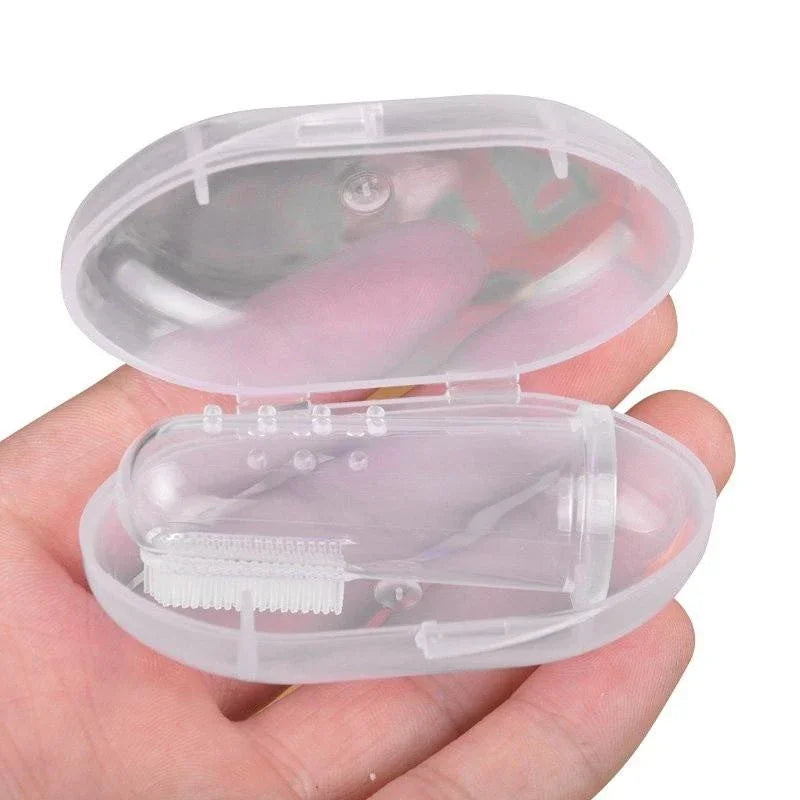 Super Soft Pet Finger Toothbrush Teddy Dog Brush
