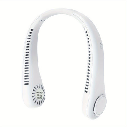 Rechargeable Portable Neck Fan - Bladeless Personal Fan For Outdoor Sports