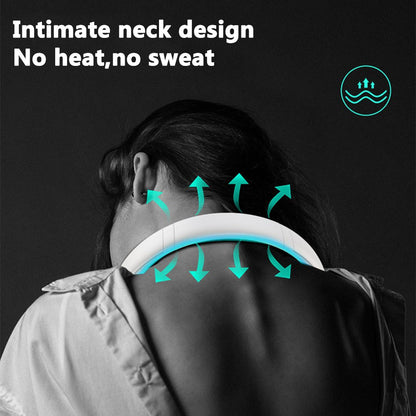 Rechargeable Portable Neck Fan - Bladeless Personal Fan For Outdoor Sports
