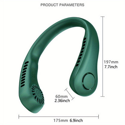 Rechargeable Portable Neck Fan - Bladeless Personal Fan For Outdoor Sports