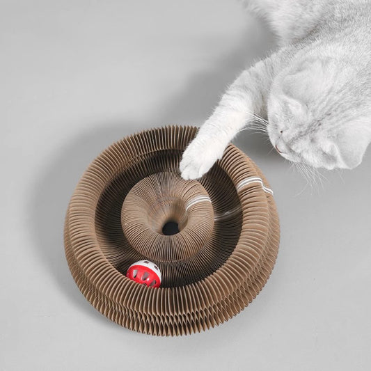 Cat Accordion Cat Toy Kitty Kurlz Cat Toy Ball Scratch Pad