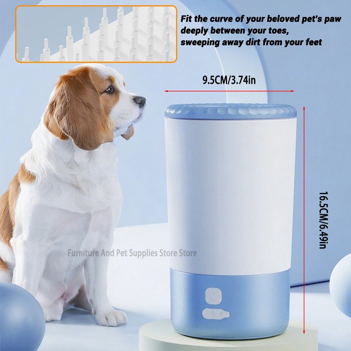 Pet Foot Washing Machine Electric Pet Paw Cleaner Automatic