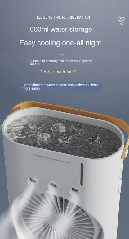 UltraCool™ Spray Air Conditioning Fan – Portable Mist Cooling Anywhere