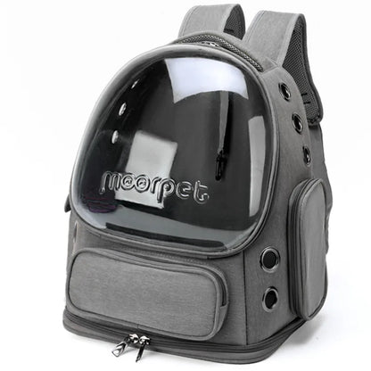 Transparent Folding Pet Carrier Backpack Travel Tote Cat Carrier Bag Outdoor