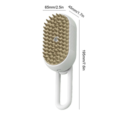 Cat & Dog Steamy Brush 3 in 1 Electric Spray Rechargeable Massage Comb