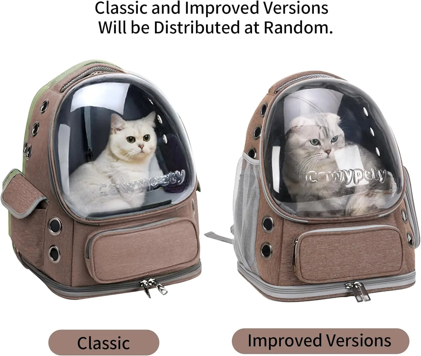 Transparent Folding Pet Carrier Backpack Travel Tote Cat Carrier Bag Outdoor