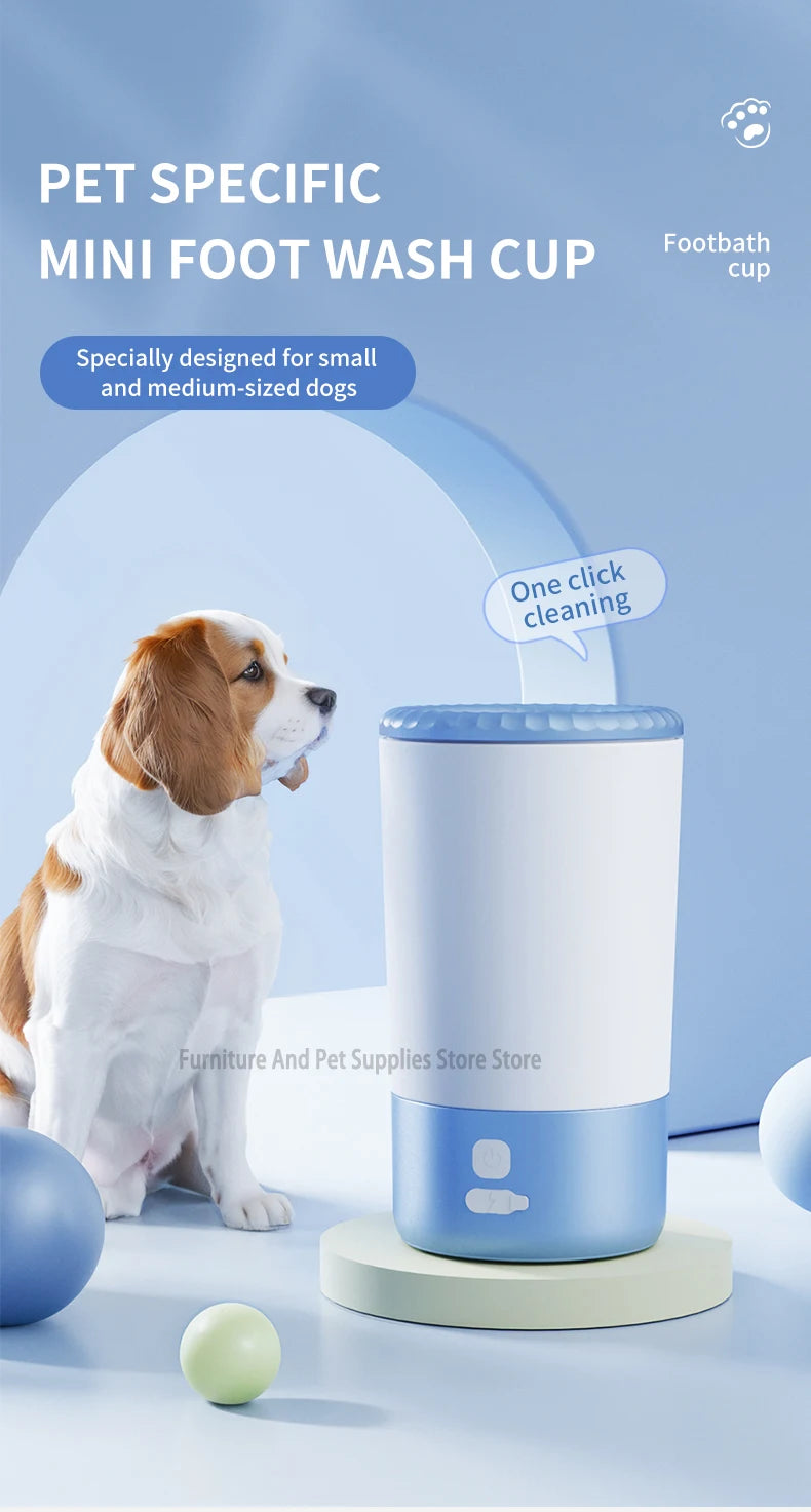 Pet Foot Washing Machine Electric Pet Paw Cleaner Automatic