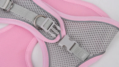 Dog Harness Leash Set for Small Dogs Adjustable Puppy Cat Harness Vest