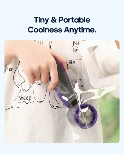 Portable High Speed Cooling Handheld Fan 3600mAh Rechargeable Foldable Fan