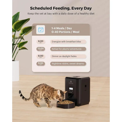 Smart Pet Feeder Automatic 2L Cat Feeder Machine with Time Quantitative