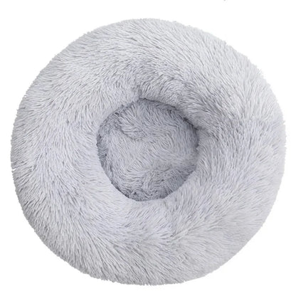 40-90cm Round Pet Bed for Large Dog Bed Super Soft Cat Bed Long Plush Dog House