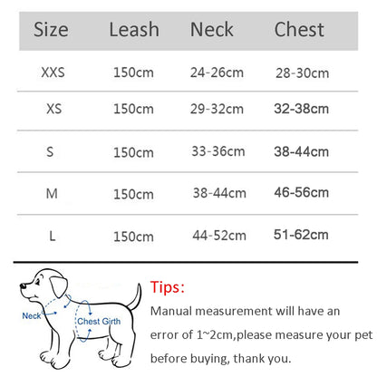 Dog Harness Leash Set for Small Dogs Adjustable Puppy Cat Harness Vest