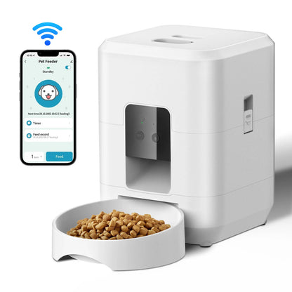 Smart Pet Feeder Automatic 2L Cat Feeder Machine with Time Quantitative