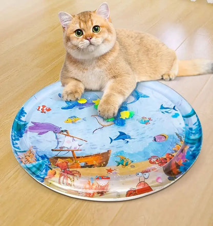 Summer Cooling Pet Water Bed Cushion Water Sensory Inflatable Play Mat