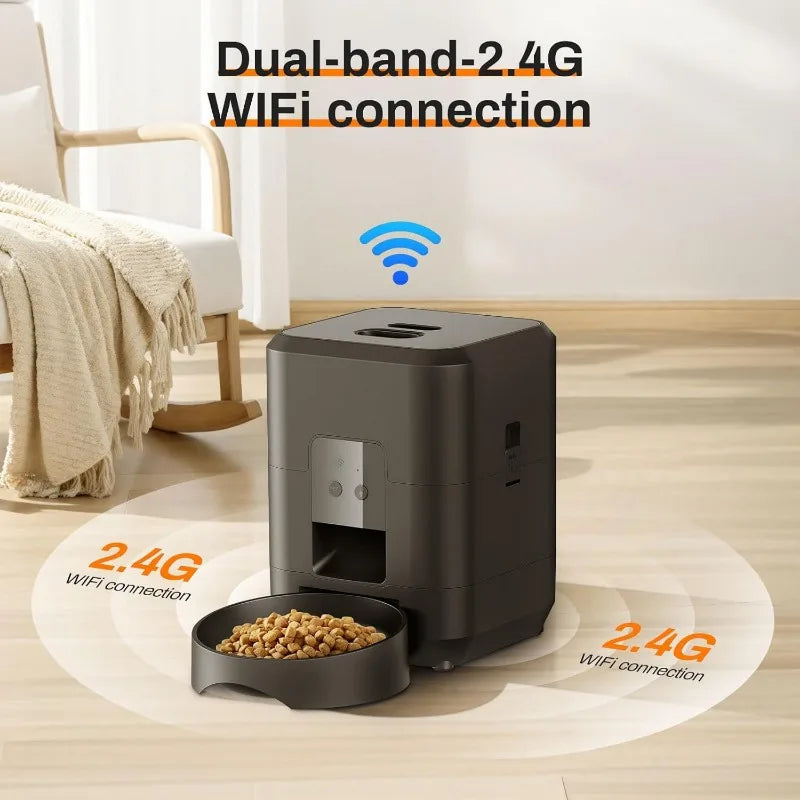 Smart Pet Feeder Automatic 2L Cat Feeder Machine with Time Quantitative