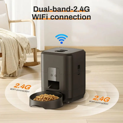 Smart Pet Feeder Automatic 2L Cat Feeder Machine with Time Quantitative
