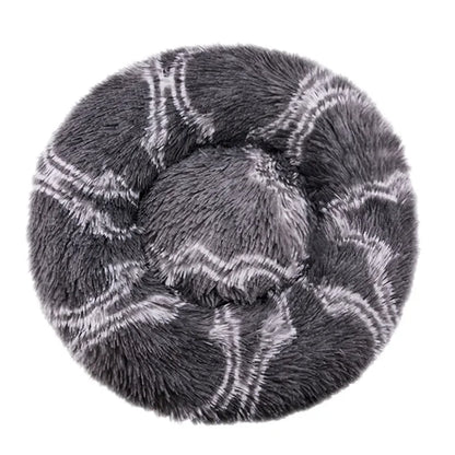40-90cm Round Pet Bed for Large Dog Bed Super Soft Cat Bed Long Plush Dog House