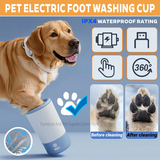 Pet Foot Washing Machine Electric Pet Paw Cleaner Automatic