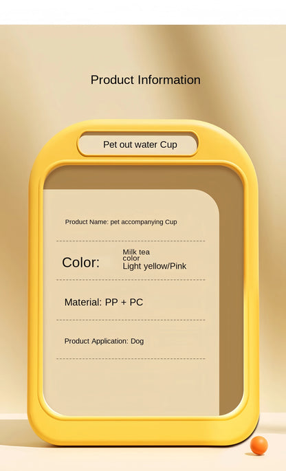 Dog & Cat Portable Water Bowl Portable Food Grade Material