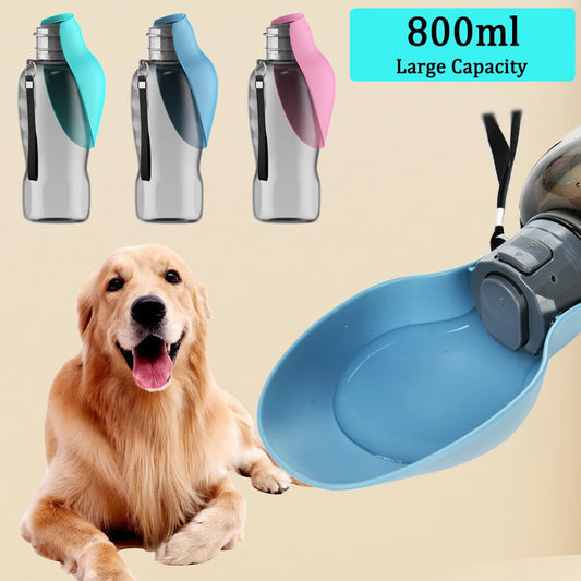 Protable Pet Dog Water Bottle for Small Large Dogs Outdoor Hiking Leakproof