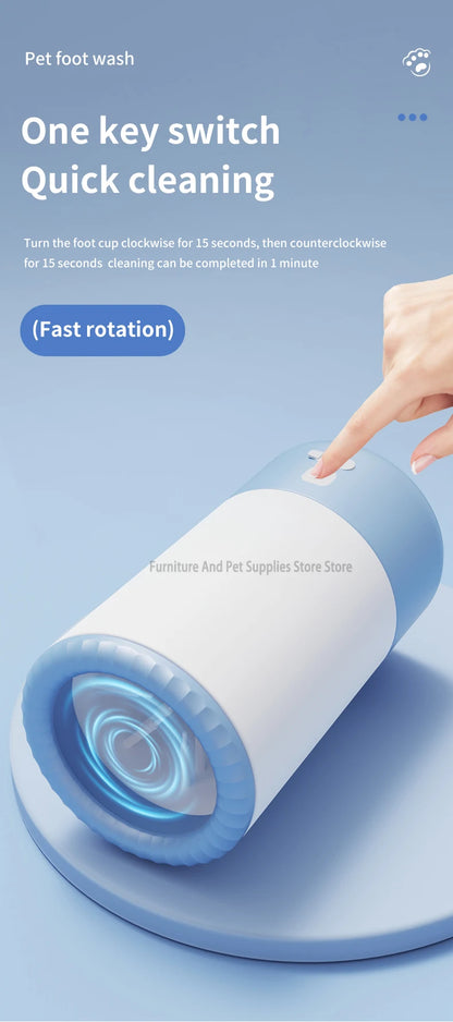 Pet Foot Washing Machine Electric Pet Paw Cleaner Automatic