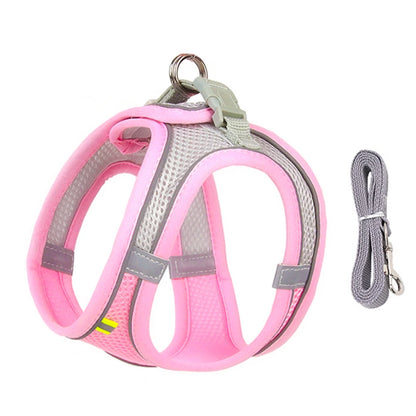 Dog Harness Leash Set for Small Dogs Adjustable Puppy Cat Harness Vest