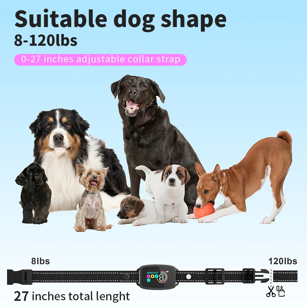 Automatic Dogs Training Collar Ultrasonic Pet Dog Anti Barking Stop Barking