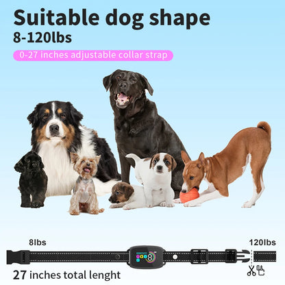 Automatic Dogs Training Collar Ultrasonic Pet Dog Anti Barking Stop Barking
