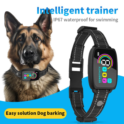 Automatic Dogs Training Collar Ultrasonic Pet Dog Anti Barking Stop Barking