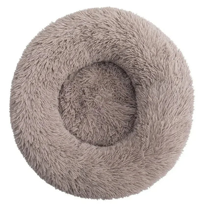 40-90cm Round Pet Bed for Large Dog Bed Super Soft Cat Bed Long Plush Dog House