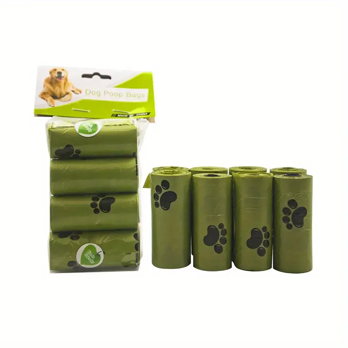 Dog Poop Bags Environmentally Friendly Poop Bags Leak-Proof Dog Waste Bags For Pet Outdoor Supplies biodegradable environmentall