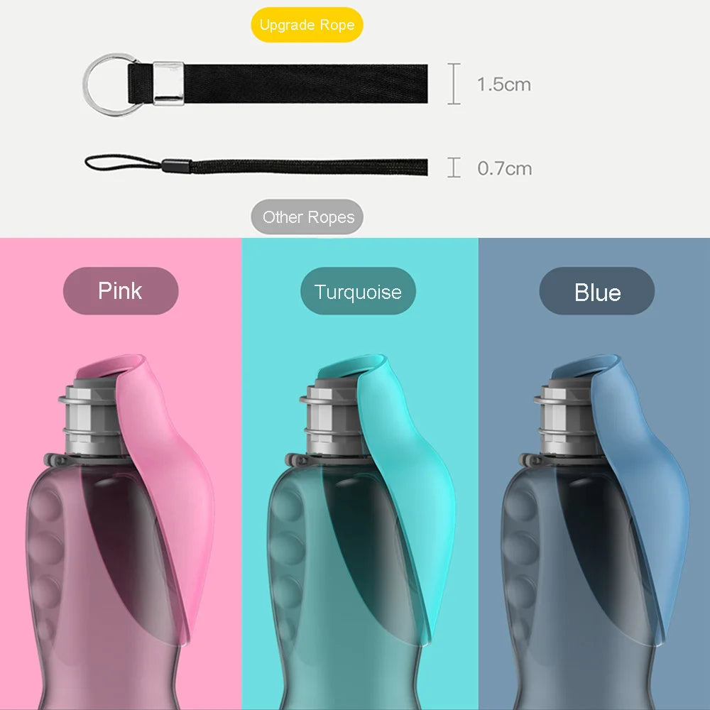 Protable Pet Dog Water Bottle for Small Large Dogs Outdoor Hiking Leakproof
