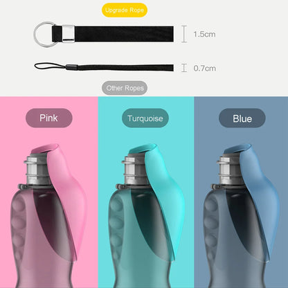 Protable Pet Dog Water Bottle for Small Large Dogs Outdoor Hiking Leakproof