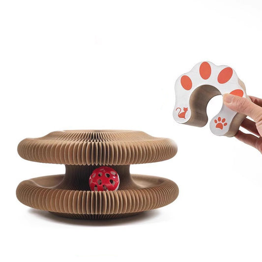 Cat Accordion Cat Toy Kitty Kurlz Cat Toy Ball Scratch Pad
